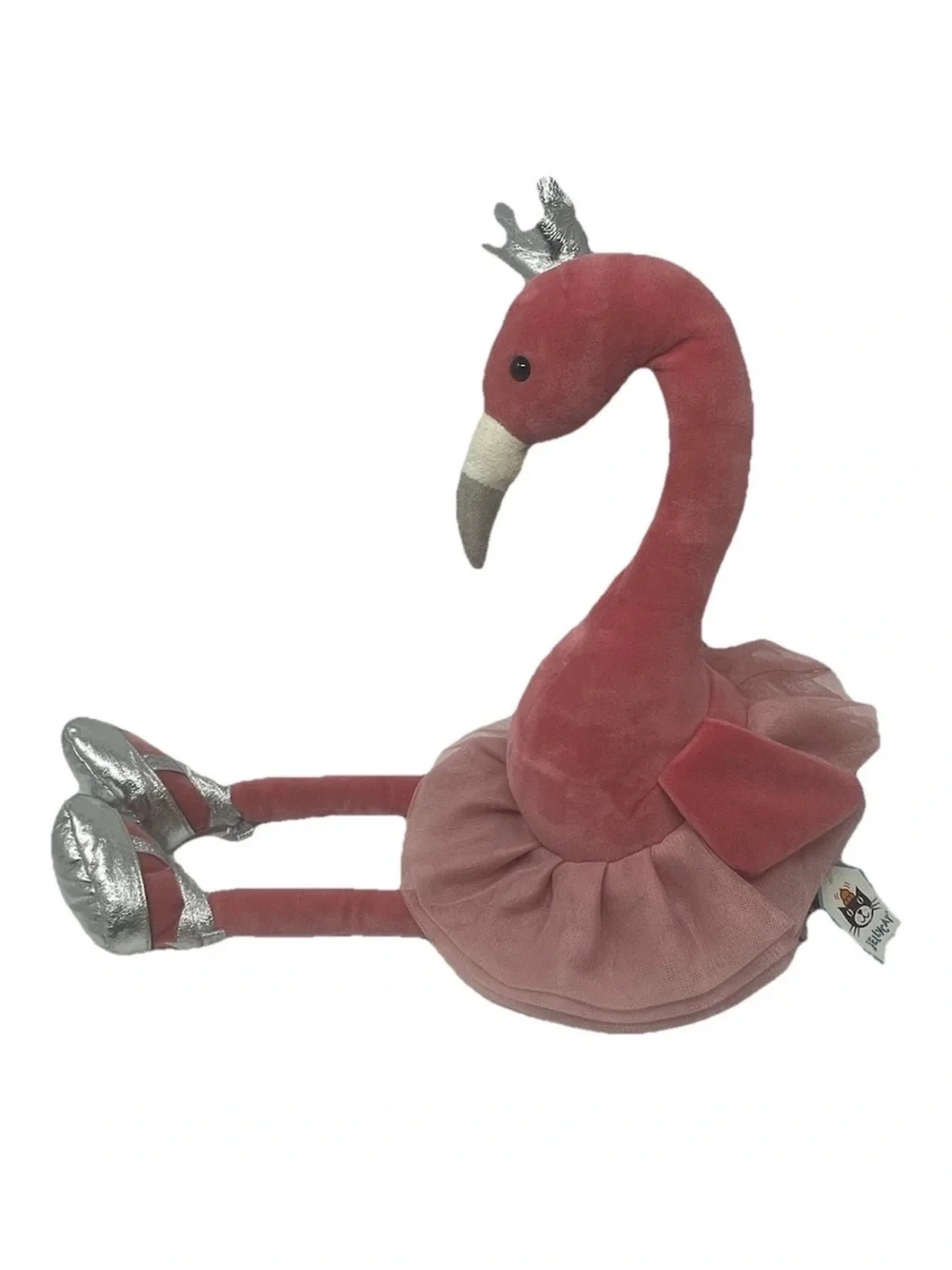 Jellycat Ballerina Flamingo Plush Large Crown Tutu NWT w/ Tags